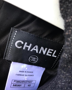 CHANEL Double Breasted Tweed Dress