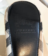 Load image into Gallery viewer, BURBERRY Leather Espadrille Wedge Sandals
