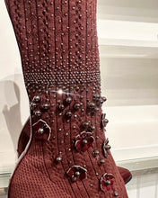 Load image into Gallery viewer, STUART WEITZMAN Sockhop Knit Leather Sock Booties
