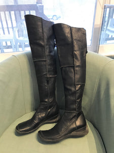 HS Leather Knee High Boots
