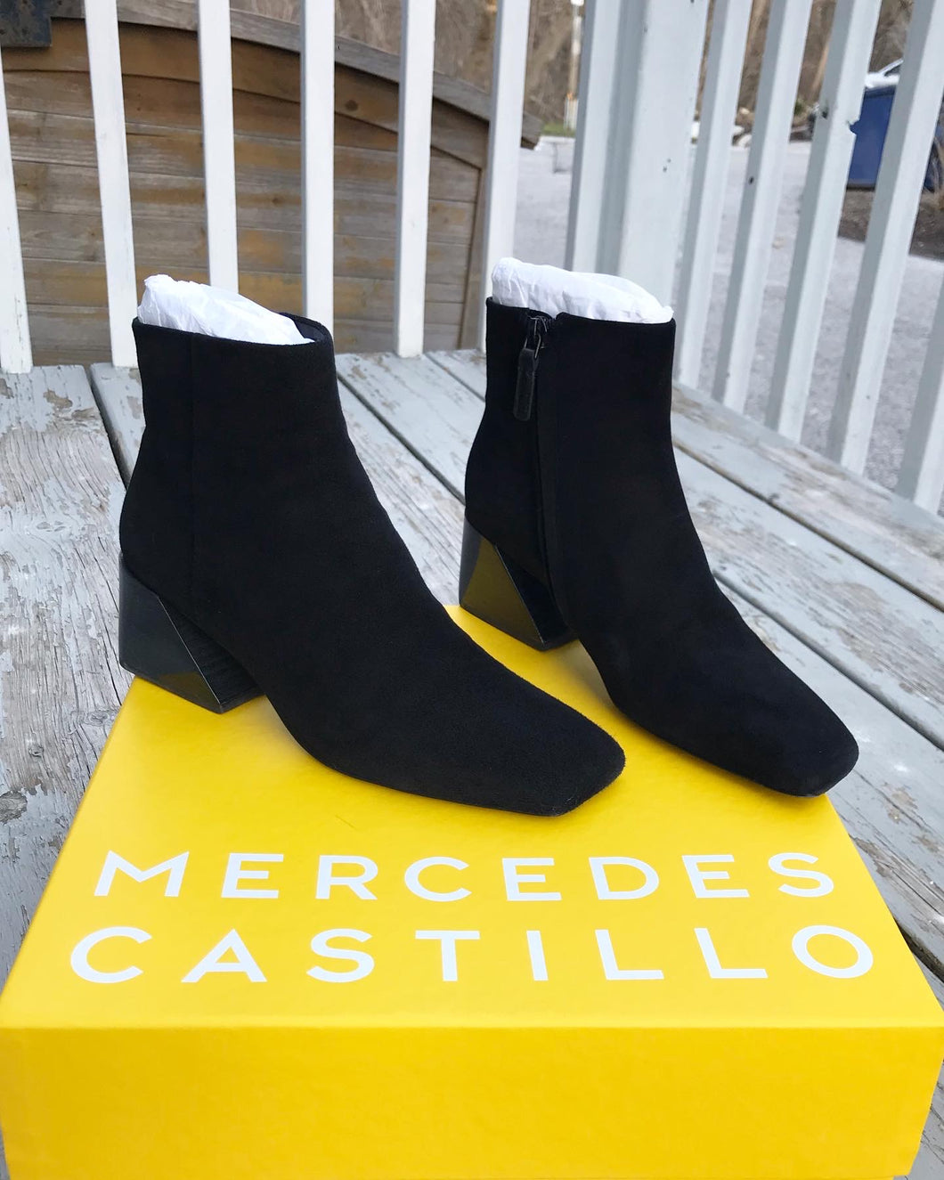 MERCEDES CASTILLO Suede Ankle  Boots