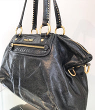 Load image into Gallery viewer, MIU MIU Distressed Leather Shoulder Bag
