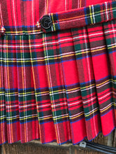Load image into Gallery viewer, LAMB Red Plaid Wool Skirt
