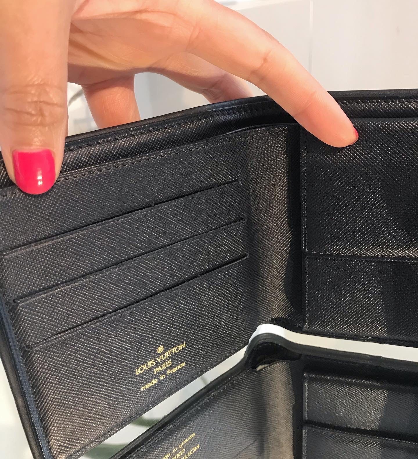 Louis Vuitton Sepia Mini Lin Compact Wallet – The Closet
