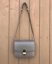 Load image into Gallery viewer, CELINE Classic Liege Taupe Calfskin Medium Box Bag
