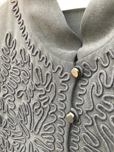 Load image into Gallery viewer, DANA BUCHMAN Embroidered Silk Tunic Jacket
