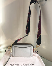 Load image into Gallery viewer, MARC JACOBS Iridescent Silver Colour Block Snapshot Camera Crossbody Bag
