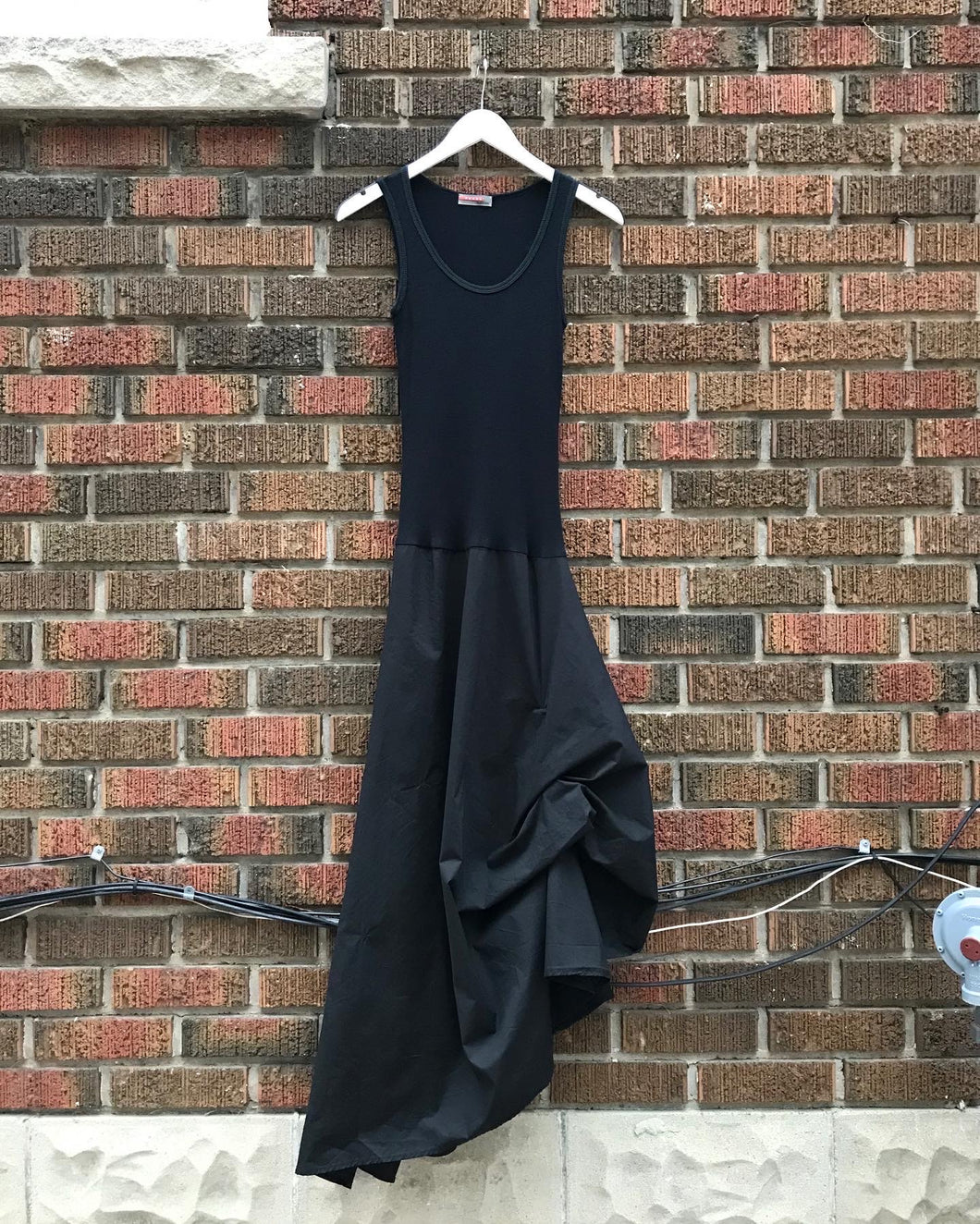 PRADA Black S’less Cotton Dress