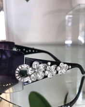 Load image into Gallery viewer, BVLGARI Rimless Swarovski Crystal Sunglasses
