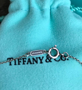 TIFFANY & CO. Sterling Silver Mini Bow Pendant Necklace