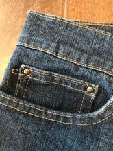 Load image into Gallery viewer, JUST CAVALLI Tie Dye Dark Wash Straight Leg Jeans
