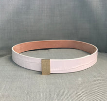 Load image into Gallery viewer, MAX MARA Stamp Croc Leather Belt
