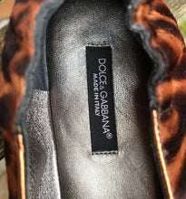 Load image into Gallery viewer, DOLCE &amp; GABBANA Pony Hair Leather Ballet Flats
