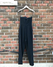 Load image into Gallery viewer, YVES SAINT LAURENT Sequin Embellished Wool Bustier Jumpsuit
