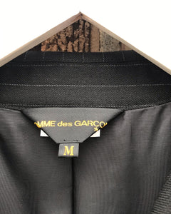 COMME DES GARÇONS Pinstripe Removable Puffed Panel Jacket
