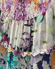 Load image into Gallery viewer, ZIMMERMANN Floral Print Tiered Mini Dress
