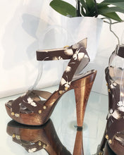 Load image into Gallery viewer, GUCCI Wooden Platform High Heels
