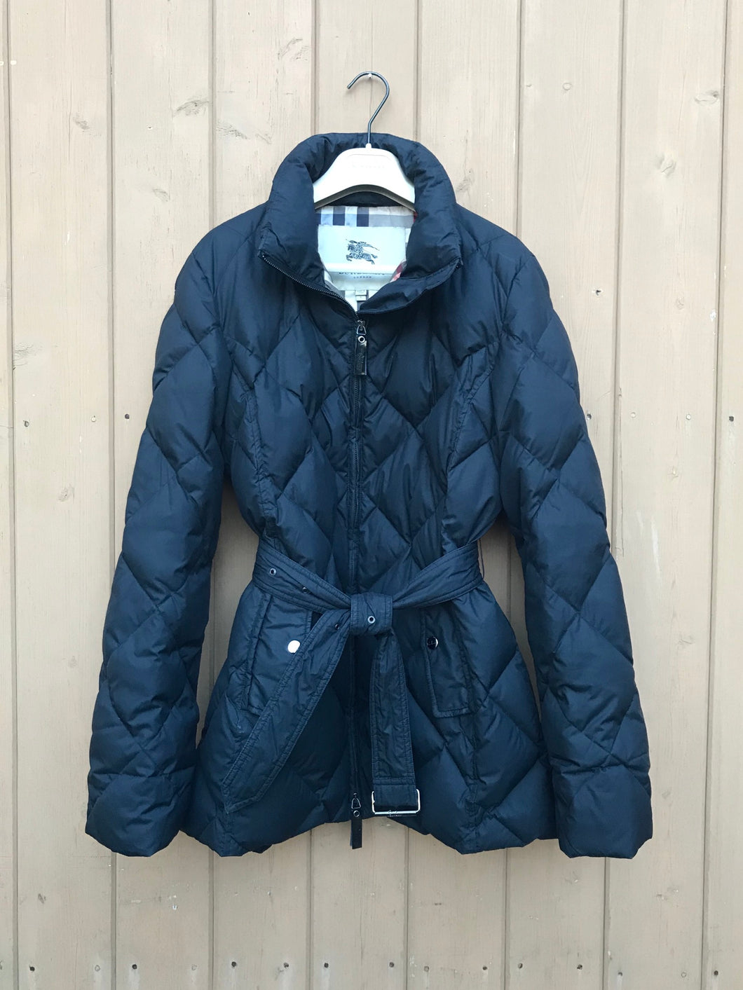 BURBERRY LONDON 3/4 Length Quilted Down Coat