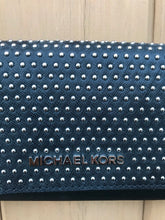Load image into Gallery viewer, MICHAEL MICHAEL KORS Studded Leather Wallet On Chain
