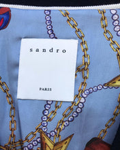 Load image into Gallery viewer, SANDRO PARIS Oversized Chelan Contrast-Trim Cardigan
