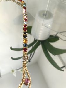 ORIGINAL Multi Colour Stone and Pearl Necklace