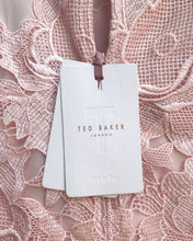 Load image into Gallery viewer, TED BAKER Pink Lace Embellished Short Sleeve Dress
