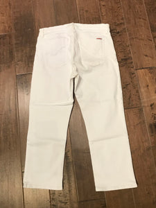 HUDSON White Cropped Jeans