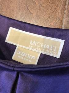 MICHAEL MICHAEL KORS Short Sleeve Pleat Embellished Top