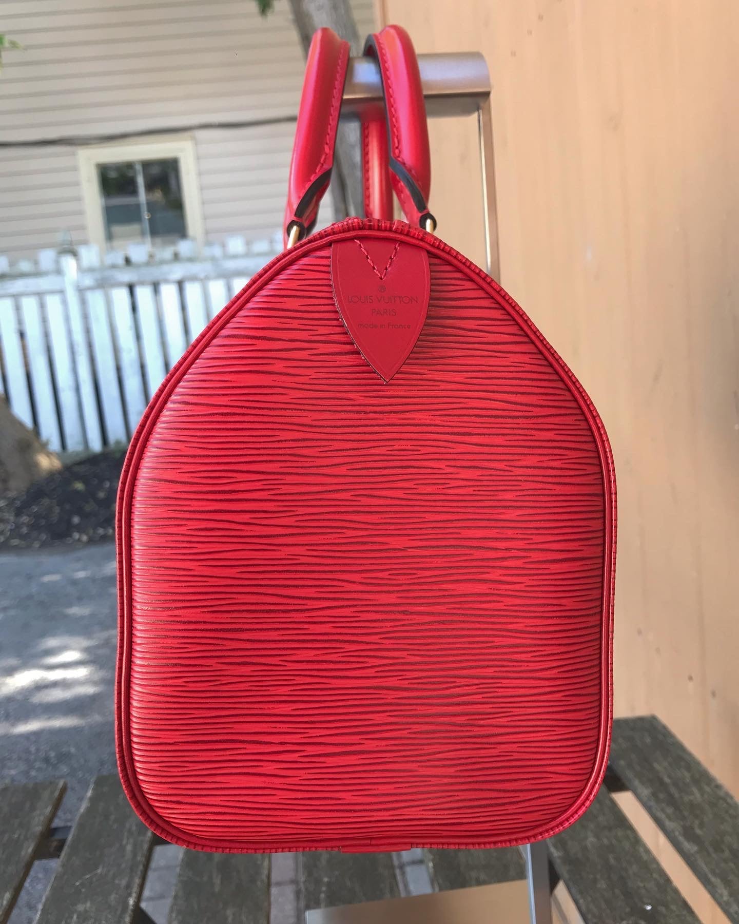 Louis Vuitton - Speedy 25 Epi Leather Red