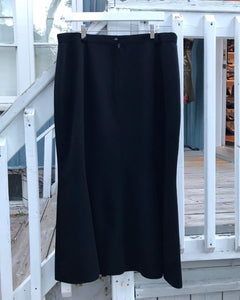 CHRISTIAN DIOR Crystal Embellished Black Maxi Skirt
