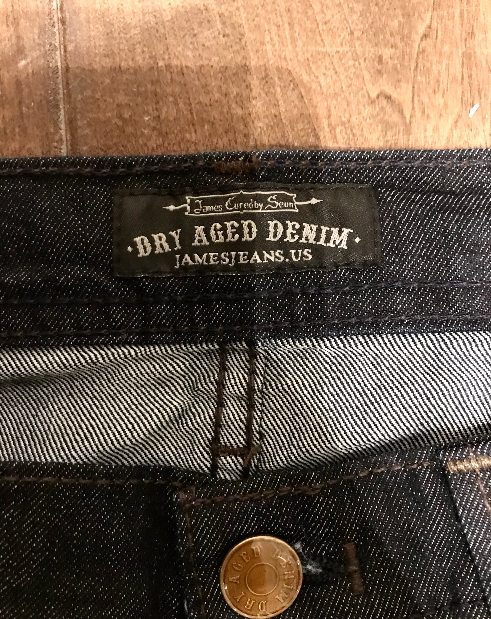 DRY AGED DENIM Bootleg Jeans – Susannah Designer Consignment