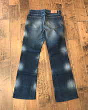 Load image into Gallery viewer, JUST CAVALLI Tie Dye Dark Wash Straight Leg Jeans
