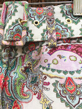 Load image into Gallery viewer, ZIMMERMANN Paisley Print Belted Linen Shorts
