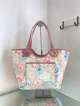 Load image into Gallery viewer, COACH Canvas Patent Leather Multi Colour Print Tote
