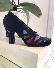 Load image into Gallery viewer, PETER FOX Multi Colour Satin High Heel Pumps
