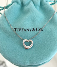 Load image into Gallery viewer, TIFFANY &amp; CO. Extra Mini Open Heart Necklace
