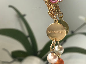ORIGINAL Multi Colour Stone and Pearl Necklace