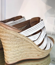 Load image into Gallery viewer, UGG Australia Melinda Platform Leather Wedge Sandal Slides
