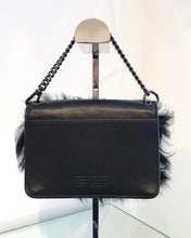 Load image into Gallery viewer, MARC By MARC JACOBS Lambs Fur Leather Wallet On Chain
