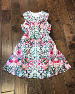 TED BAKER Floral Print S’less Dress