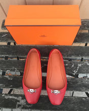 Load image into Gallery viewer, HERMES Ballerine Liberty Leather Ballet Flats

