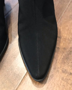 STUART WEITZMAN Nylon Leather Ankle Boots