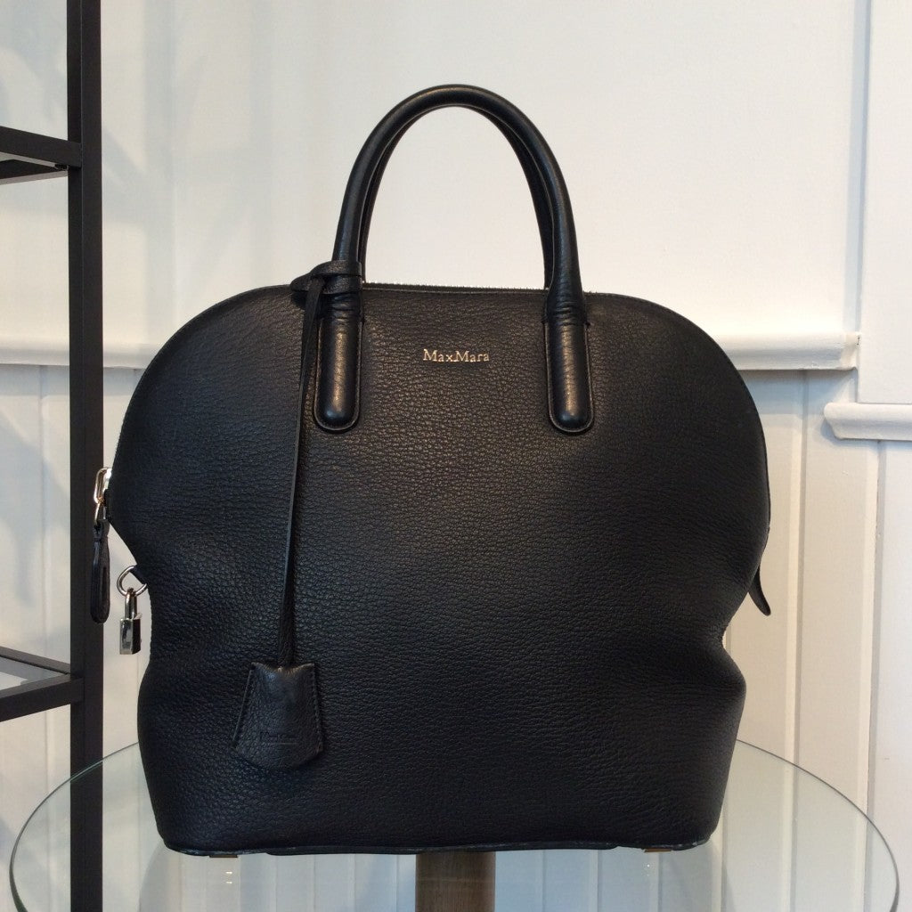 MAX MARA Leather Top Handle Bag