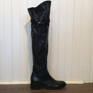LE PEPE Leather Knee-high Boots