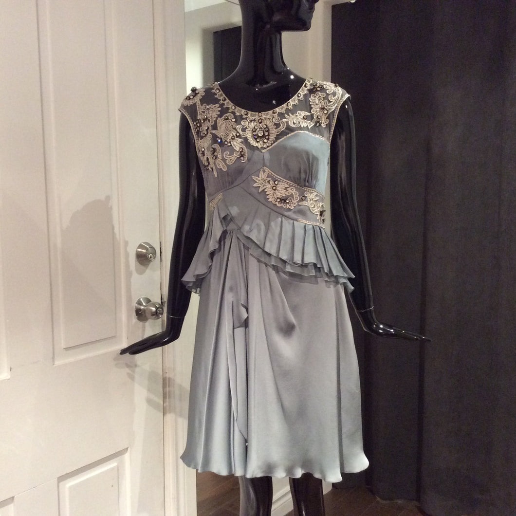 TEMPERLY LONDON Silk Mini Dress
